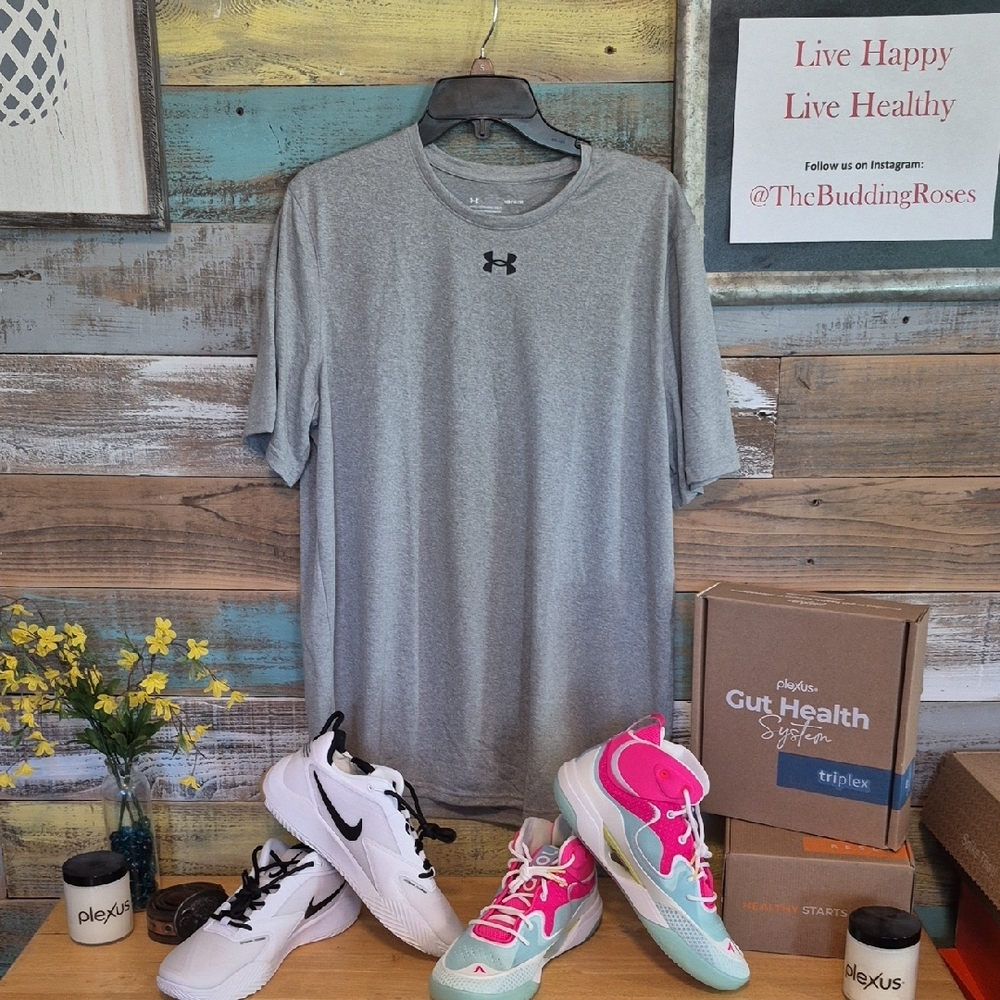 Under Armour Heather Gray Athletic Tee